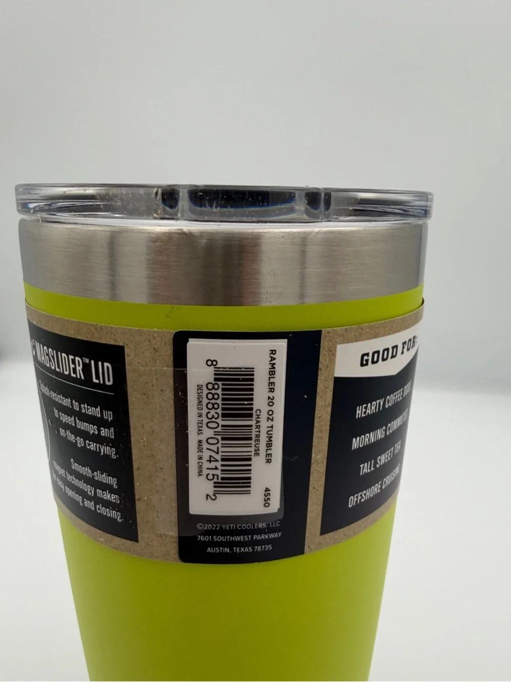 Yeti Rambler 20 oz Chartreuse NWT